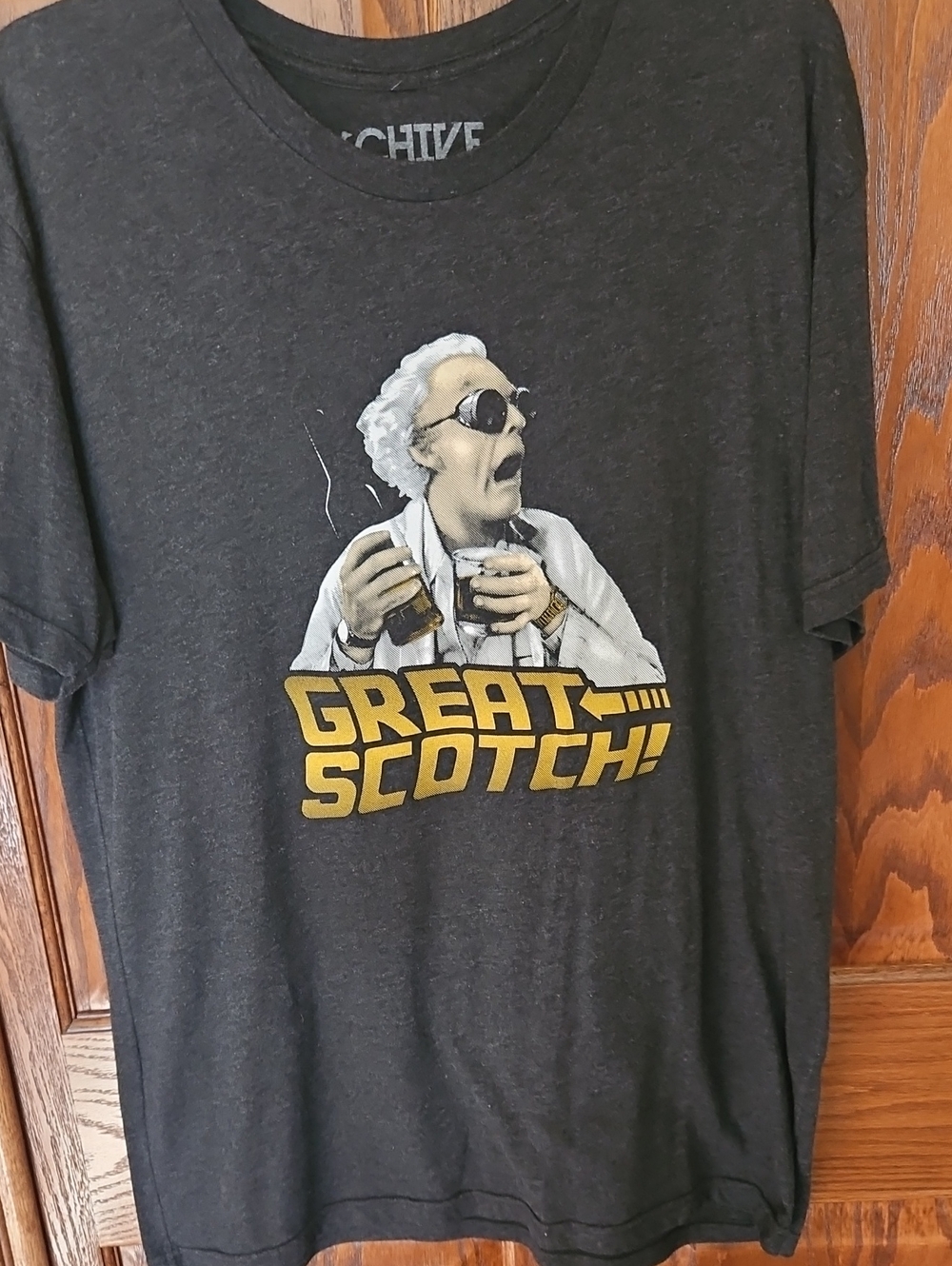 Great Scotch! Graphic Tee - Charcoal Black
